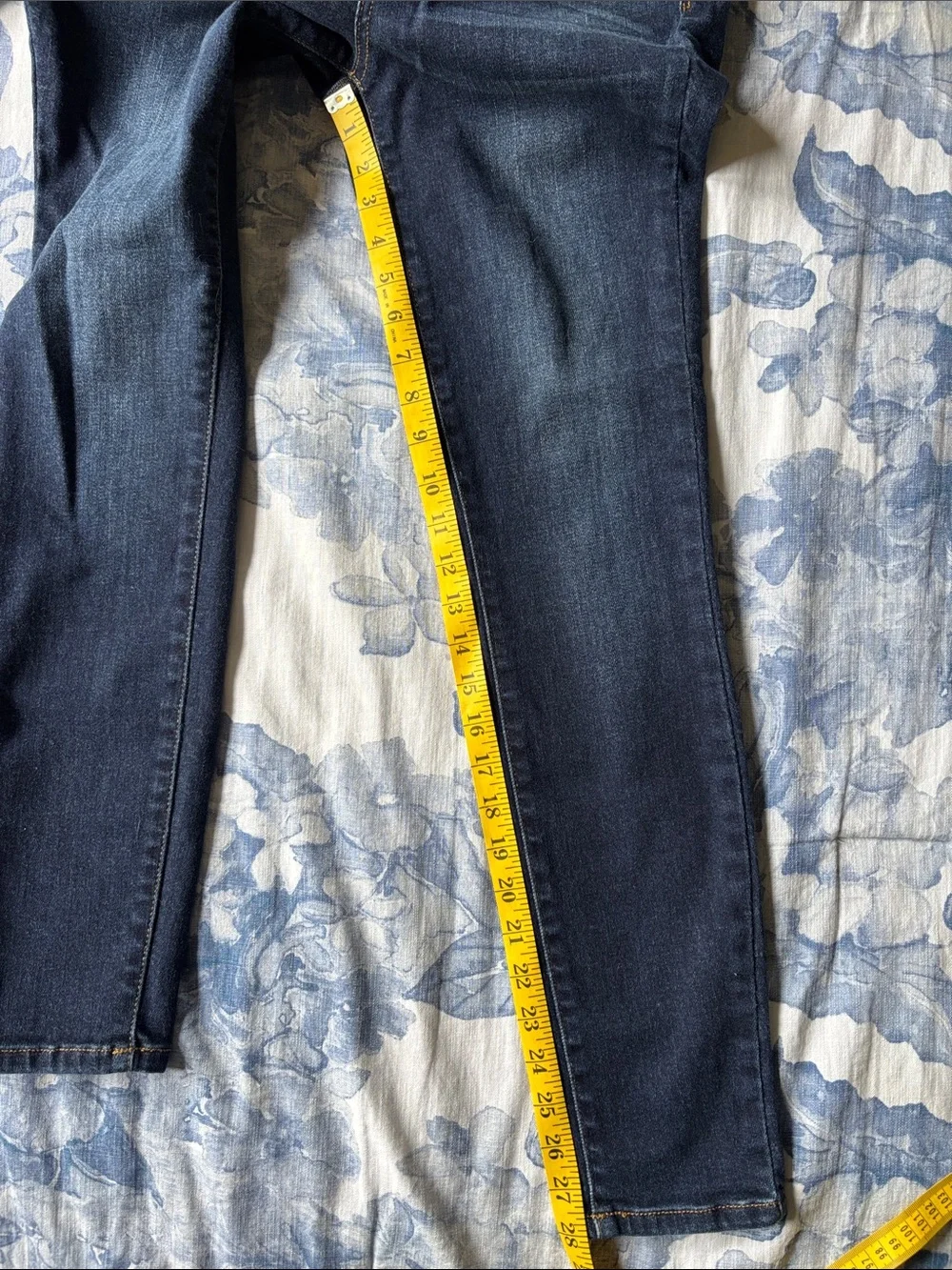 Judy Blue Indigo Skinny Jeans with Subtle Whiskering - Picture 8 of 9